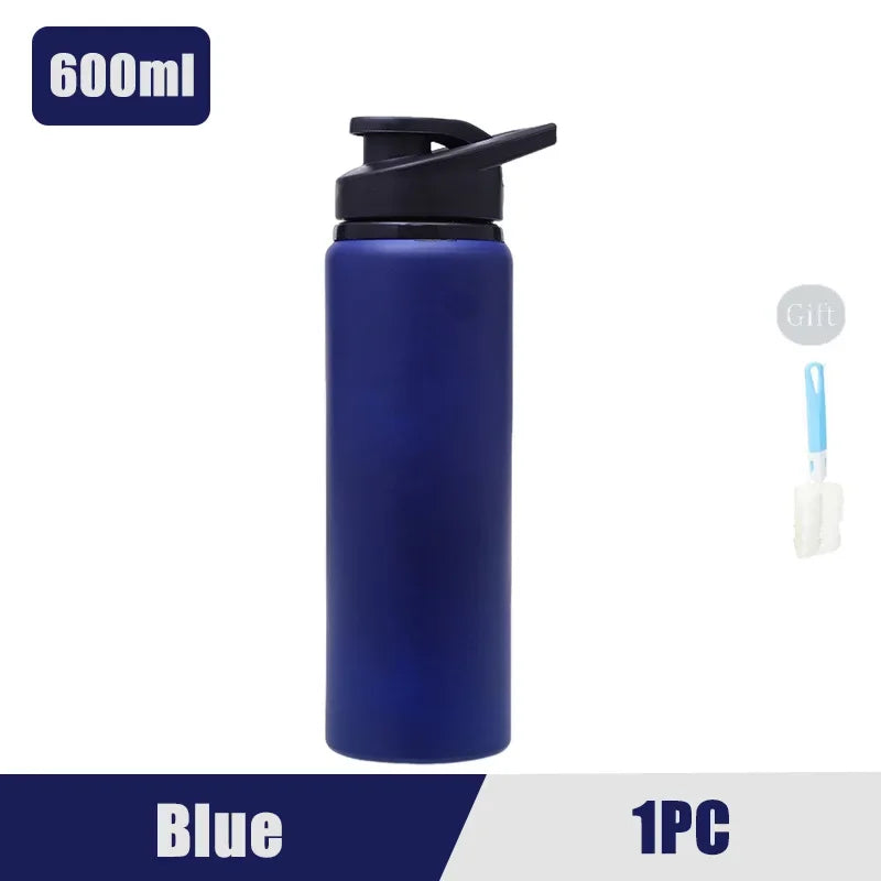 Portable Stainless Steel Water Bottle Bicycle Riding Drinking Water Bottle Outdoor Sport Travel Mug Metal Stainless Steel Bottle