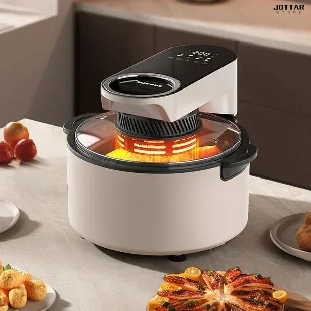 New home air fryer. Fries without oil. No need to turn over. Multifunctional. Low fat. Large capacity. Electric oven.