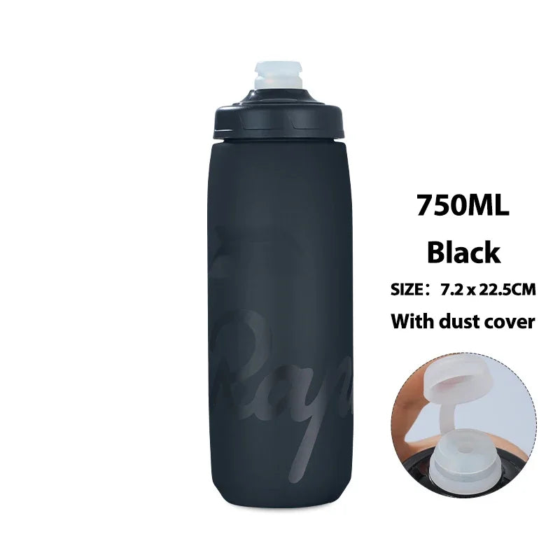 Rapha Cycling Water Bottle 620 750ml Leak-proof Squeezable Taste-free BPA-free Plastic Camping Hiking Sports Bicycle Kettle