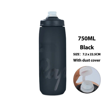 Rapha Cycling Water Bottle 620 750ml Leak-proof Squeezable Taste-free BPA-free Plastic Camping Hiking Sports Bicycle Kettle