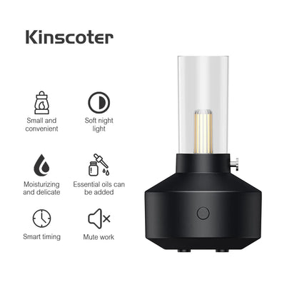 KINSCOTER Aromatherapy Essential Oil Fragrance Diffuser, Electric USB Aroma Diffuser, Mini Bedroom Ultrasonic Air Humidifier