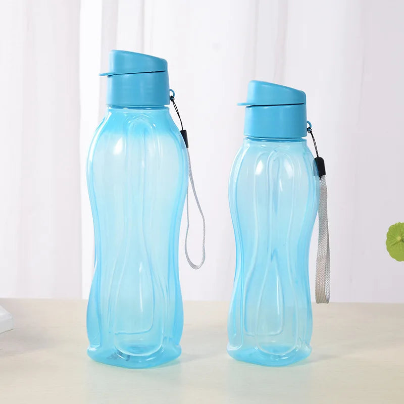 800ML Bottle Plastic Water Bottle Portable Outdoor Sports Water Cup Large Capacity Solid Color Space Cup Plastic Drinkware