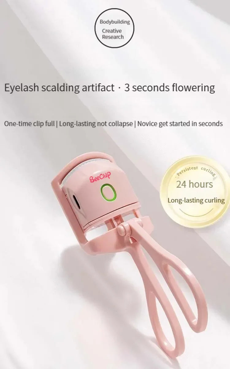 Beechip Hot Curling Electric Eyelash Curler Charging Double Temperature Eyelash Curler Lasting Temperature Control Portable