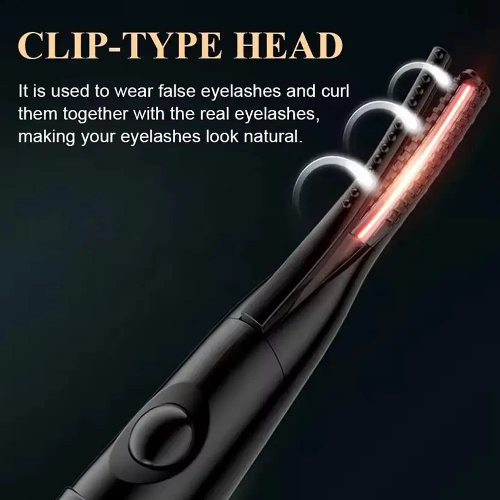 Electric Heated Eyelash Curler Natural Eyelash Curling Quick Heating Long Lasting Professional Electric Eyelashes Clip