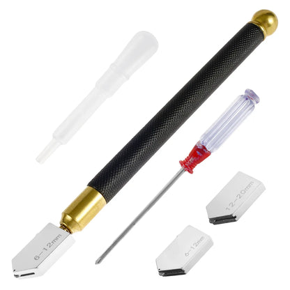 Professional Glass Cutter Tool For Thick Glass6-22mm Carbide Tip Cutting Head Tile Cutter Glass Cutter For Ceramic Mirror Mosaic