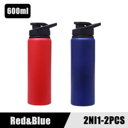 Portable Stainless Steel Water Bottle Bicycle Riding Drinking Water Bottle Outdoor Sport Travel Mug Metal Stainless Steel Bottle