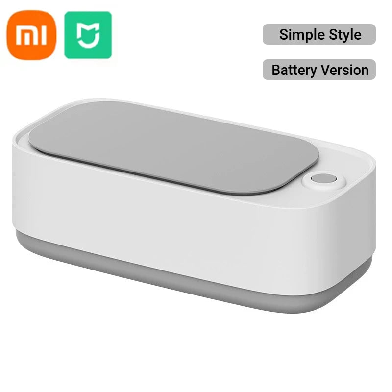 XIAOMI MIJIA Ultrasonic Cleaner 45000Hz USB Rechargeable Portable High-Frequency Vibration Glasses Jewelry Cleaning Machines