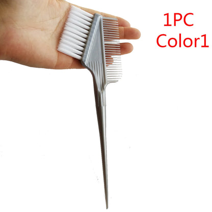 Professional Hair Coloring Brushes Hair Tinting Dye Brush For Barbershop Fashion Glitter Comb Handle Hair Styling Tool