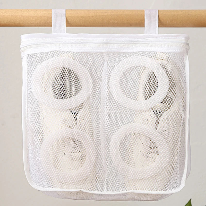 3pcs/set Mesh Laundry bag Washing Machine Shoes Bag Travel Storage bags Portable Anti-deformation Protective Clothes organizer