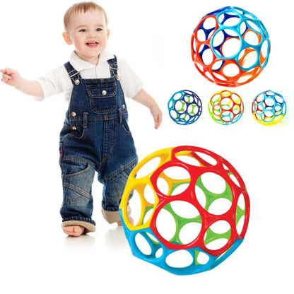 1Pc Baby Sensory Balls Baby Intelligence Develop Wave Ball Hand Bell Bite Catch Infant Sensory Development Toys for Children