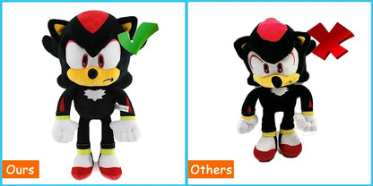 New 30CM Super Sonic Plush Toys The Hedgehog Amy Rose Knuckles Tails Cute Cartoon Soft Stuffed Doll Birthday Gifts for Children