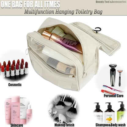 Travel Makeup  High Capacity Toiletries  Pouch Travel Make  Organizer Waterproof Beauty  Bathroom Wash Bathtub tray Soap tray