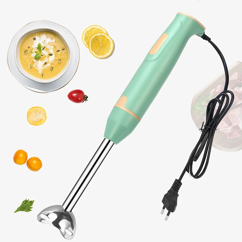 Handheld Blender Electric Food Vegetable Grinder Stick Mixer for Meat Smoothies Sauces Baby Food Soups