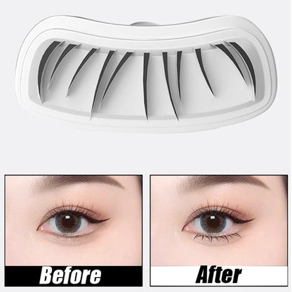 Waterproof Lower Eyelash Stamp Set Quick Dry Portable 0.01mm Tip Eye Liner Lower Lash Stamp with Ink False Eyelashes Accessories