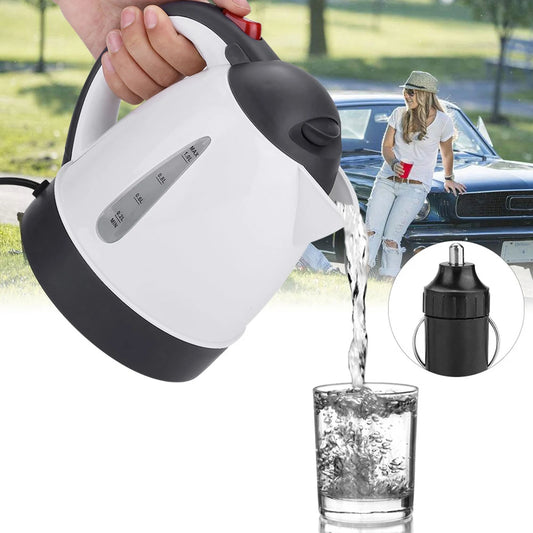 1000ML Car Hot Kettle Car Truck Water Heater 250W 24V Tea Coffee Kettle Portable Fast Boiling Heater for Travel Home