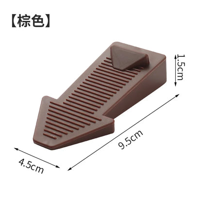 1pcs Arrow Shaped Non Slip Rubber Door Stopper For Bedroom Study Silent Door Anti Impact Door Stopper