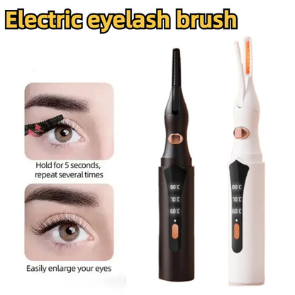 Electric Eyelash Curler USB Rechargeable Temperature Heated Eyelashes Naturally Long-Lasting Curled Makeup Tools Quick Heating