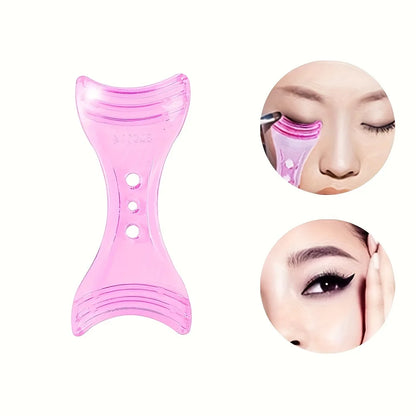 1pc 3D Triple Function Eyelash Assistant Tool, Mascara Applicator Guide, Eyeliner Assistant, Anti-Clumping Eyelash Separator