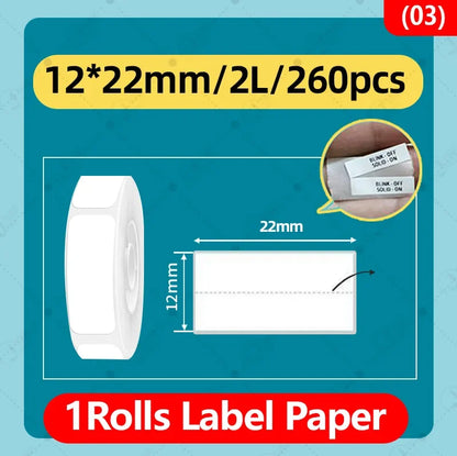 NIIMBOT D11/D110/D101/H1 Mini self-adhesive thermal label paper,   price tag, stickers, item cla Label Sticker