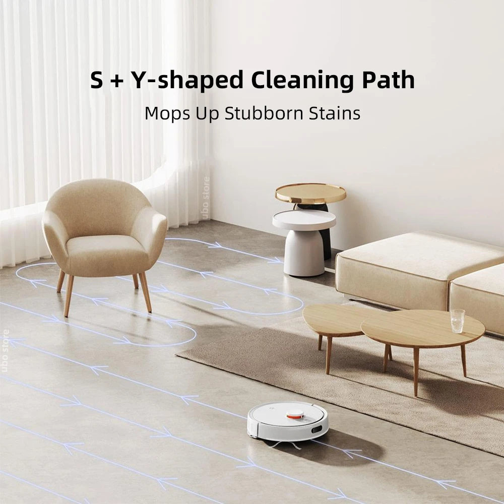 XIAOMI MIJIA 3C Enhanced Robot Vacuum Mop C103 Home Cleaner Sweeping Dragging Suction Floor Cleaning LDS Smart Planned App WiFi