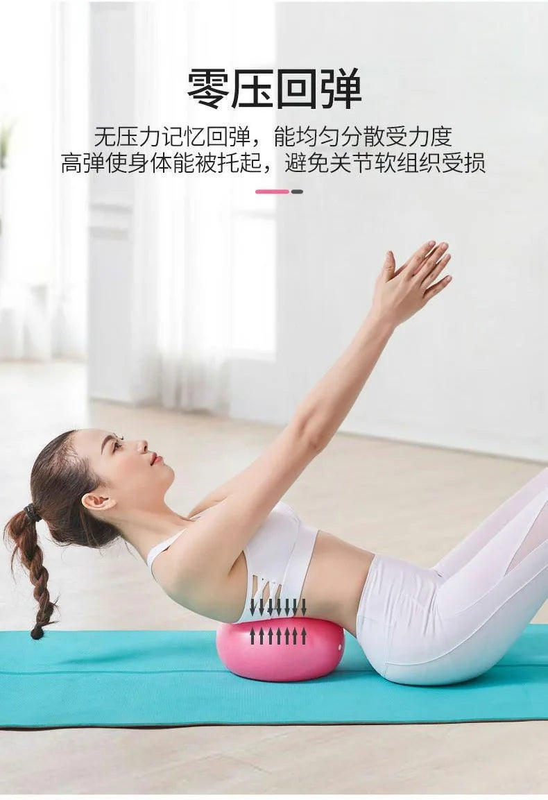 Women Gym Yoga Fitness Ball Thickening Type Anti-explosion Diameter 25 cm Pilates Workout Mini Ball Sculpting Legs And Hips