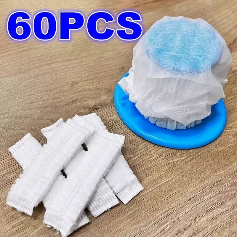 120/60/30pcs Disposable Vacuum Cleaner Filter Element Protective Cover - Washable Non-woven Fabric for Handheld Vacuum Cleaner