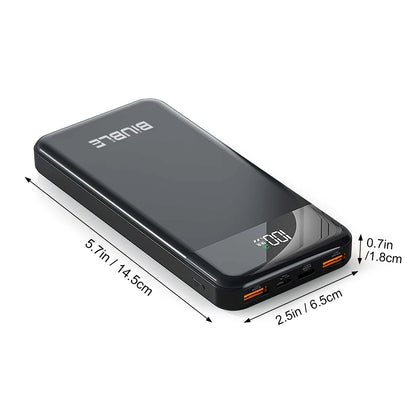 Portable Power Bank High Capacity Cable Charging Mini Powerbank for iPhone Samsung ﻿2024