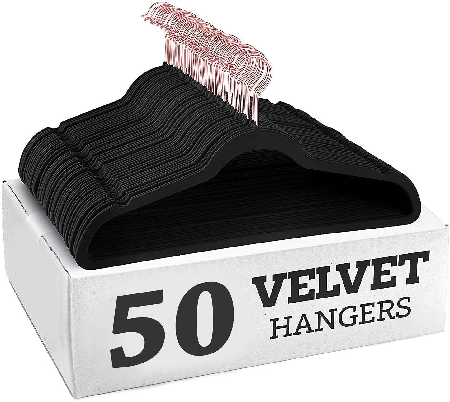 50/SET Velvet Hangers Shirt Clothes Drying Rack Wardrobe organizer And storage For Coats Pants Dress Rack Balcony Home Accessory