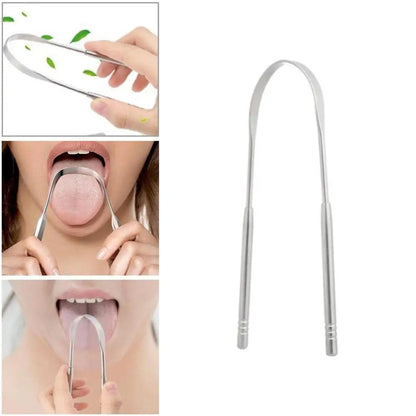 Tongue Scraper Cleaner Fresh Breath Cleaning Coated Tongue Tools Care Toothbrush Stainless Quality Hygiene High Quality