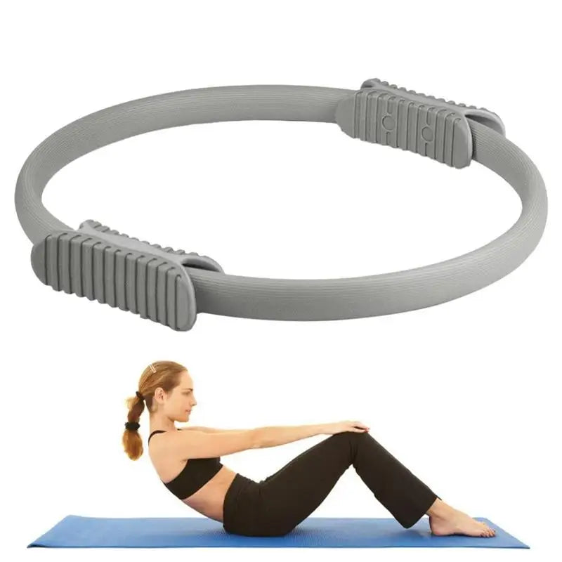 32cm Circles Pilates Ring Yoga Fitness Ring Women Girl Exercise Home Resistance Elasticity Yoga Gym Workout Pilates Circles