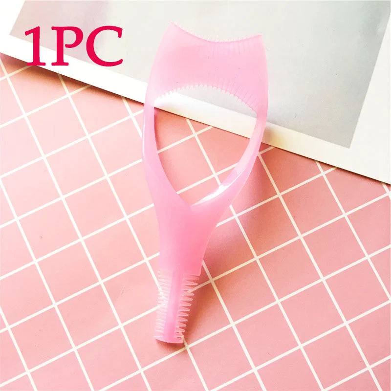 1/2/3Pcs 3 in 1 Eyelashes Tools Mascara Shield Applicator Guard Card Eyelash Guide for Beauty Cosmetic Makeup Tool