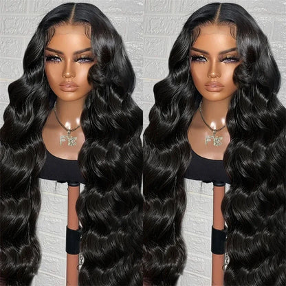 30 32 Inch Body Wave 13x4 Lace Front Wigs Human Hair 13x6 Transparent Lace Frontal Wigs Human Hair PrePlucked 4x4 Lace Wigs