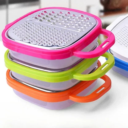 Plastic Manual Vegetable Chopper Slicer Cheese Carrot Shredder 3-in-1 Potato Grater French Fry Cutter Kitchen Fruit Accessories