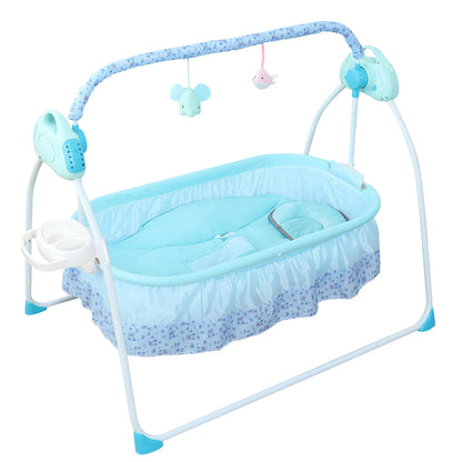 0-18 Months 25kg Electric Baby Crib Cradle Infant Rocker Auto Swing Bed Baby Cradle