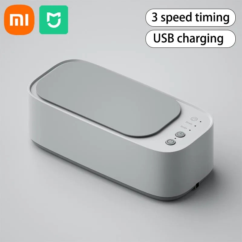 Xiaomi MIJIA 45KHZ Ultrasonic Glasses Cleaning Machine Ultrasound Jewelry Cleaner Machine High Frequency Ultrasonic Cleaner Bath