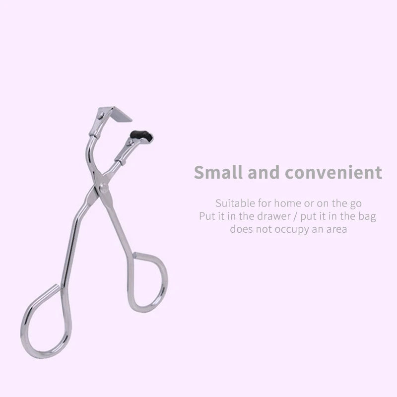 Portable Mini Partial Eyelash Curler Nature Curl Eyelash Extension Volume Tweezers Stainless Steel Beauty Makeup Eyelash Curler