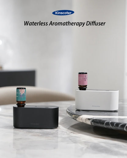 Portable Waterless Aroma Diffuser Automatic Induction Essential Oil Atomising Diffuser with Timed Mist for Bedroom Holiday Gift