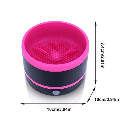 Electric Super-Fast Spinner Automatic USB-C Make Up Brush Cleaner Machine Deep Clean for Liquid Foundation/Eyeshadow/Blush Brush