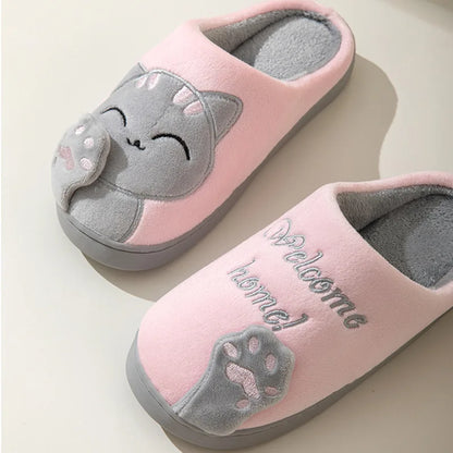 Pallene Cow milk Fuzzy Slippers Women Winter Cartoon Fur Slippers Soft Cozy Plush House Shoes Female Bedroom Cute Furry Slides