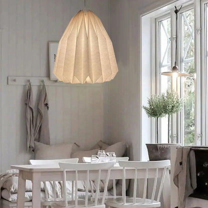 1PC Creative Origami Ceiling Lamp Shade Living Room Restaurant Cafe Hanging Lamp Cover Nordic Style Lampshade Bedroom Decoration