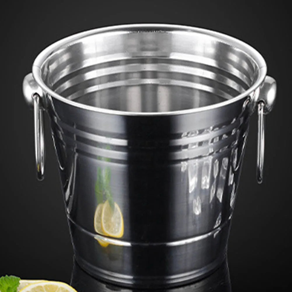 Wine Coolers Ice Bucket Cooler For Beach Picnics BBQ Ice Bucket Ice Chiller Portable Insulated Wine Beer Cooler