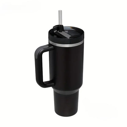 40oz Coffee Cup 1200ML High Quality Insulated Tumbler With Handle Straw Double Wall Thermal Travel Cup Perfect Gift