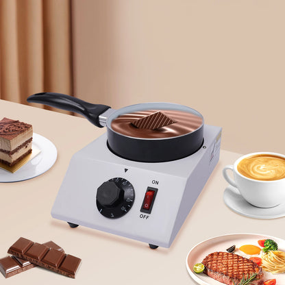 Non-stick Electric Chocolate Melter Melting Machine Warming Heater Tempering Aluminum Ceramic Pot