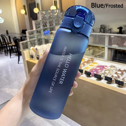 Sports Transparent Water Bottle 780ml Portable Gym Travel Clear Leakproof Drinking Bottle Frosted Bottle