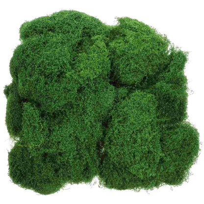 1 Set of Potted Plants Moss Decors Artificial Moss Ornaments DIY Fake Moss Decorative Moss Adornments for Crafts Plants Indoor