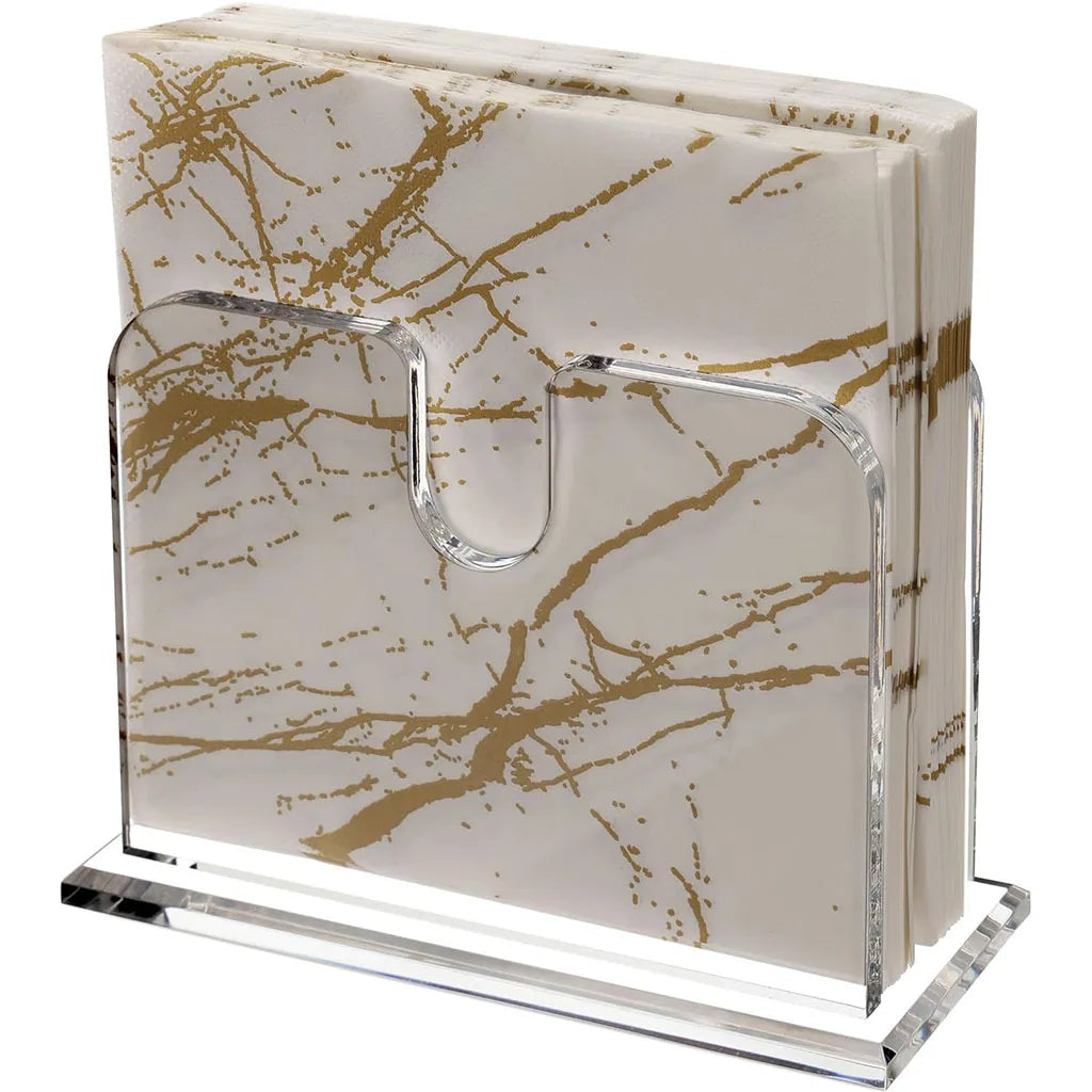 Transparent Acrylic Napkin Holder Vertical Napkin Holder Paper Dispenser Tissue Box Organizer Hotel Restaurant Table Decor