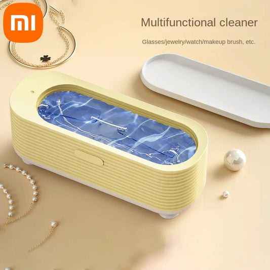 Xiaomi Multi Functional Cleaning Machine High Frequency Vibration Jewelry Glasses Cleaner Portable Mini Electric Cleaning Box