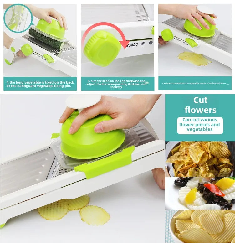 Professional Mandoline Vegetable Slicer 304 Stainless Steel Vegetable Cutter Onion Potato Cabbage Shredder Kitchen Accessories