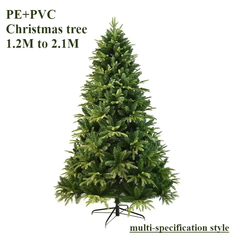 Pe&Pvc Christmas Tree Decoration Scene Arrangement Home Decor Christmas Trees Supplies Christmas Materials 2025