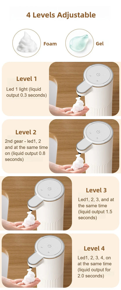 360ML USB Liquid Soap Automatic Dispenser Touchless Infrared Sensor Washing Hand Free Hand Smart  Liquid/Foam Machine